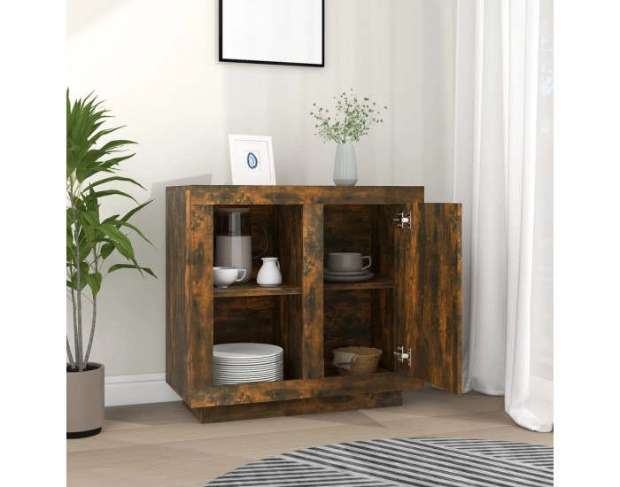 Sonata H Бюфет, Опушен дъб, 80x40x75 см, ПДЧ