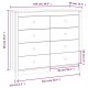 Sonata H Страничен шкаф бял 100x40x90 см борово дърво масив Sonata H Страничен шкаф бял 100x40x90 см борово дърво масив