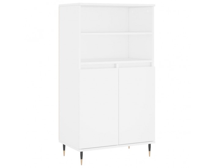 Sonata H Висок шкаф, бял, 60x36x110 см, инженерно дърво