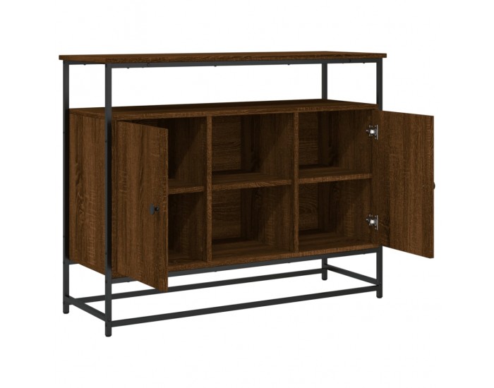 Sonata H Бюфет кафяв дъб 100x35x80 см инженерно дърво Sonata H Бюфет кафяв дъб 100x35x80 см инженерно дърво