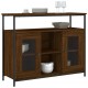 Sonata H Бюфет кафяв дъб 100x35x80 см инженерно дърво Sonata H Бюфет кафяв дъб 100x35x80 см инженерно дърво