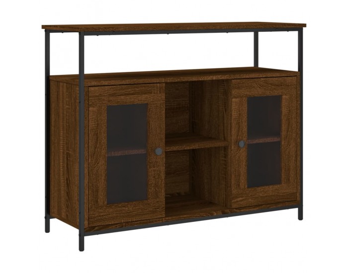 Sonata H Бюфет кафяв дъб 100x35x80 см инженерно дърво Sonata H Бюфет кафяв дъб 100x35x80 см инженерно дърво