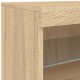 Sonata H Сайдборд с LED светлини, сонома дъб, 142,5x37x67 см Sonata H Сайдборд с LED светлини, сонома дъб, 142,5x37x67 см