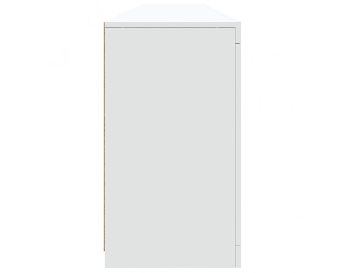 Sonata H Сайдборд с LED светлини, бял, 202x37x67 см Sonata H Сайдборд с LED светлини, бял, 202x37x67 см