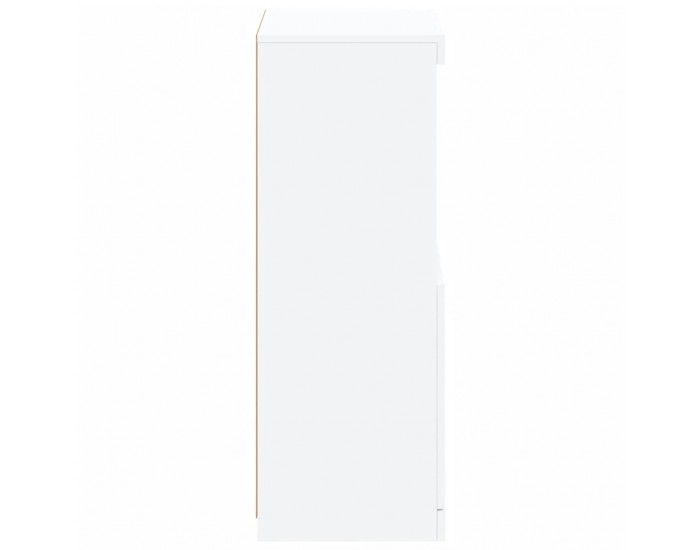 Sonata H Сайдборд с LED светлини, бял, 41x37x100 см Sonata H Сайдборд с LED светлини, бял, 41x37x100 см