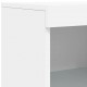 Sonata H Сайдборд с LED светлини, бял, 41x37x100 см Sonata H Сайдборд с LED светлини, бял, 41x37x100 см