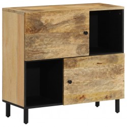 Sonata H Страничен шкаф 80x33x75 см манго масивно дърво - Шкафове, Витрини, Модулни секции
