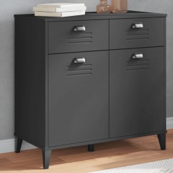 Sonata H Сайдборд VIKEN, антрацитно сиво, 80x40x80 см, инженерно дърво - Шкафове, Витрини, Модулни секции