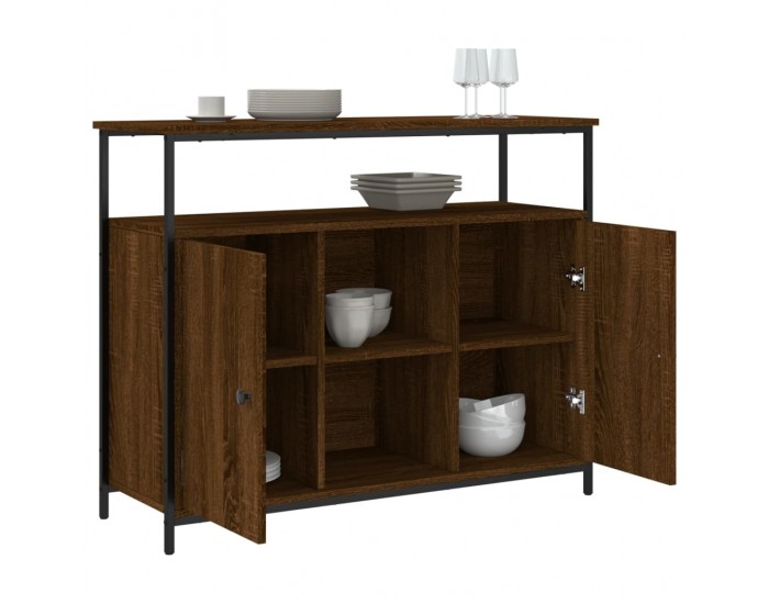 Sonata H Бюфет кафяв дъб 100x35x80 см инженерно дърво Sonata H Бюфет кафяв дъб 100x35x80 см инженерно дърво