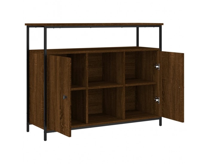 Sonata H Бюфет кафяв дъб 100x35x80 см инженерно дърво Sonata H Бюфет кафяв дъб 100x35x80 см инженерно дърво