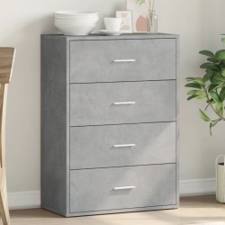 Sonata H Бюфет бетонно сив 60x31x84 см инженерно дърво - Дневна