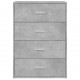 Sonata H Бюфет бетонно сив 60x31x84 см инженерно дърво Sonata H Бюфет бетонно сив 60x31x84 см инженерно дърво