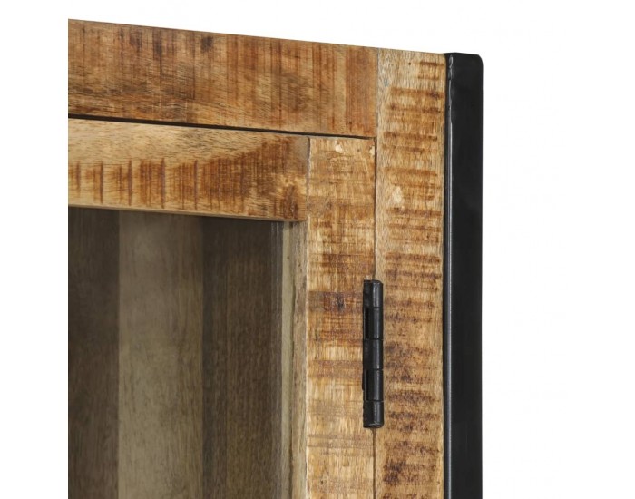 Sonata H Висок шкаф 100x40x175 см грубо мангово дърво масив