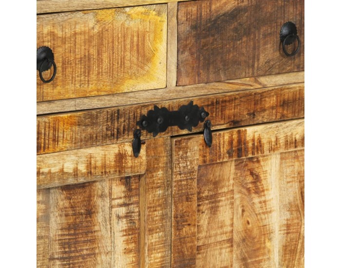 Sonata H Висок шкаф 100x40x175 см грубо мангово дърво масив