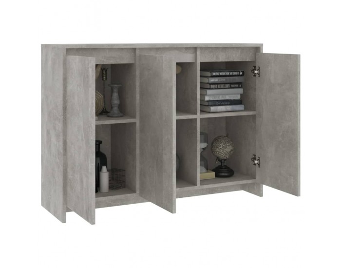Sonata H Бюфет бетонно сив 102x33x75 см инженерно дърво Sonata H Бюфет бетонно сив 102x33x75 см инженерно дърво