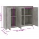 Sonata H Бюфет бетонно сив 102x33x75 см инженерно дърво Sonata H Бюфет бетонно сив 102x33x75 см инженерно дърво