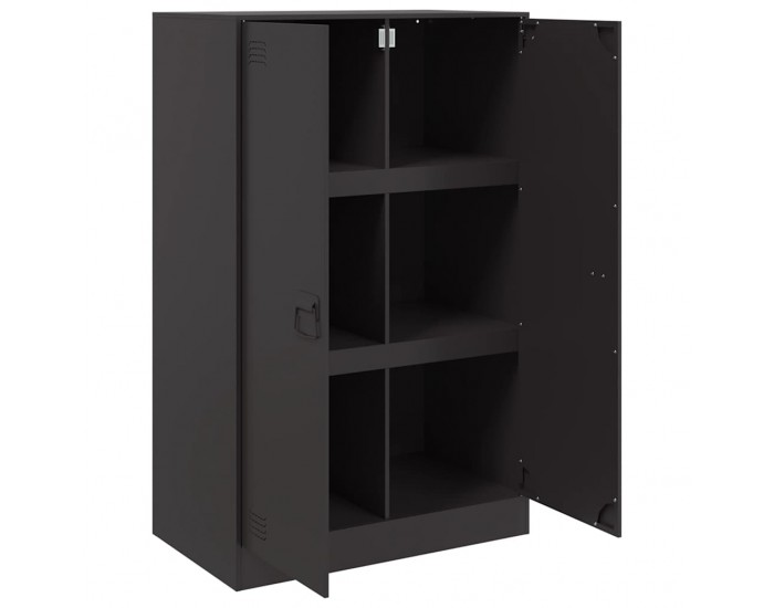 Sonata H Бюфет, черен, 67x39x107 см, стомана Sonata H Бюфет, черен, 67x39x107 см, стомана