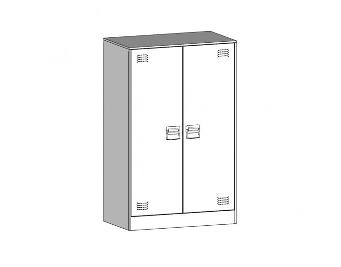 Sonata H Бюфет, черен, 67x39x107 см, стомана Sonata H Бюфет, черен, 67x39x107 см, стомана