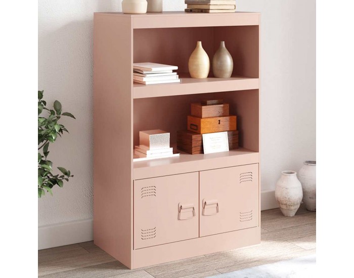 Sonata H Бюфет, розов, 67x39x107 см, стомана