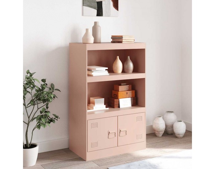 Sonata H Бюфет, розов, 67x39x107 см, стомана