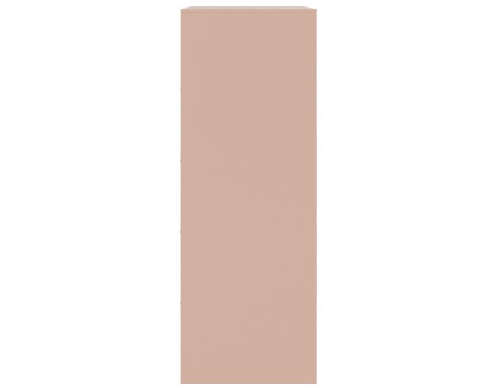 Sonata H Бюфет, розов, 67x39x107 см, стомана