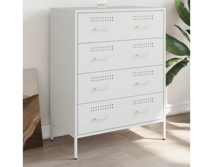 Sonata H Бюфет, бял, 68x39x89 см, стомана