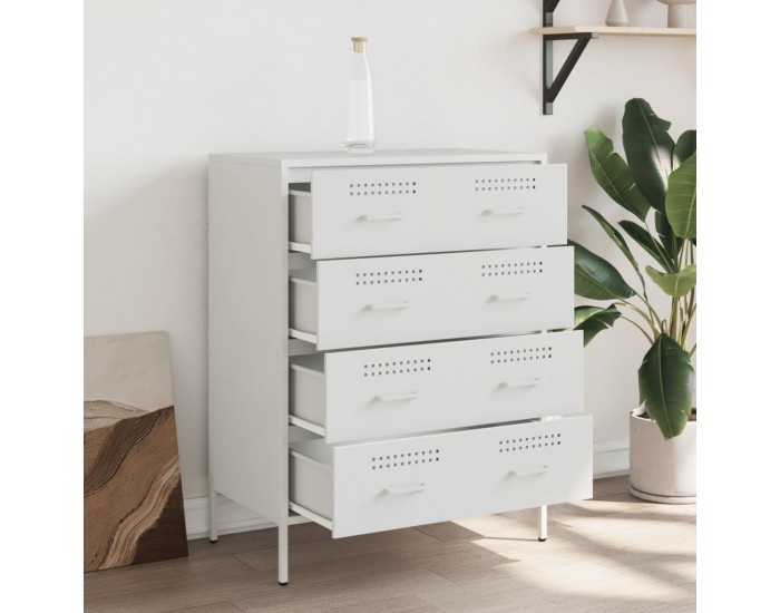 Sonata H Бюфет, бял, 68x39x89 см, стомана