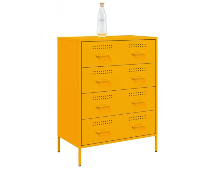 Sonata H Бюфет, горчица жълто, 68x39x89 см, стомана