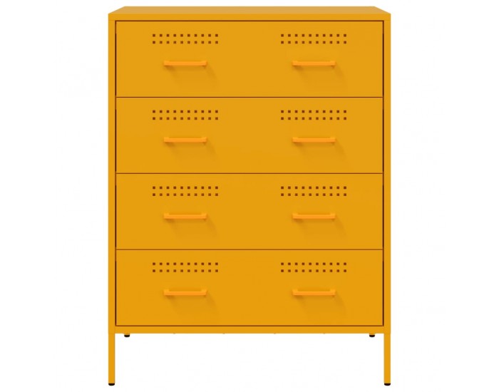 Sonata H Бюфет, горчица жълто, 68x39x89 см, стомана