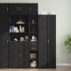 Sonata H Тесен шкаф за съхранение черен 30x42,5x225 см инженерно дърво Sonata H Тесен шкаф за съхранение черен 30x42,5x225 см инженерно дърво