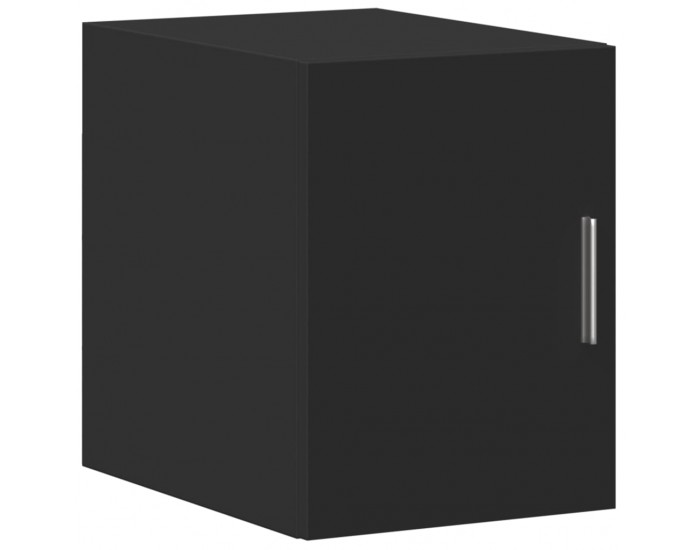 Sonata H Тесен шкаф за съхранение черен 30x42,5x225 см инженерно дърво Sonata H Тесен шкаф за съхранение черен 30x42,5x225 см инженерно дърво