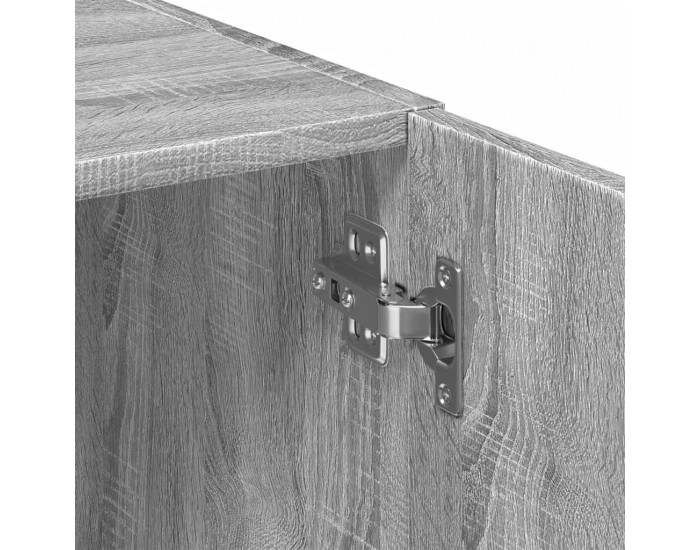 Sonata H Шкаф за съхранение, сив сонома, 70x42,5x225 см, инженерно дърво