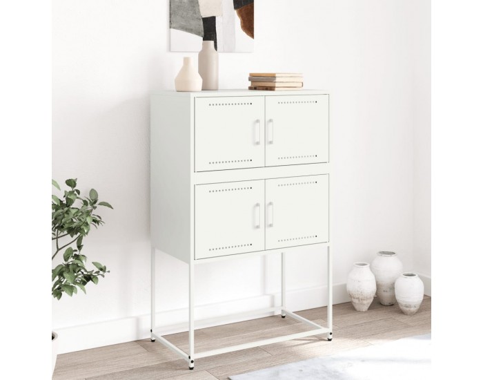 Sonata H Бюфет, бял, 68,5x38,5x107 см, стомана