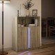 Sonata H Сайдборд с LED, дъб сонома, 77x34x100 см, инженерно дърво Sonata H Сайдборд с LED, дъб сонома, 77x34x100 см, инженерно дърво