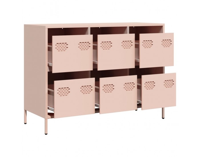 Sonata H Бюфет, розов, 101,5x39x73,5 см, студеновалцувана стомана Sonata H Бюфет, розов, 101,5x39x73,5 см, студеновалцувана стомана