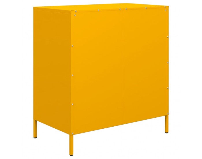 Sonata H Бюфет, горчица жълто, 68x39x73,5 см, студеновалцувана стомана