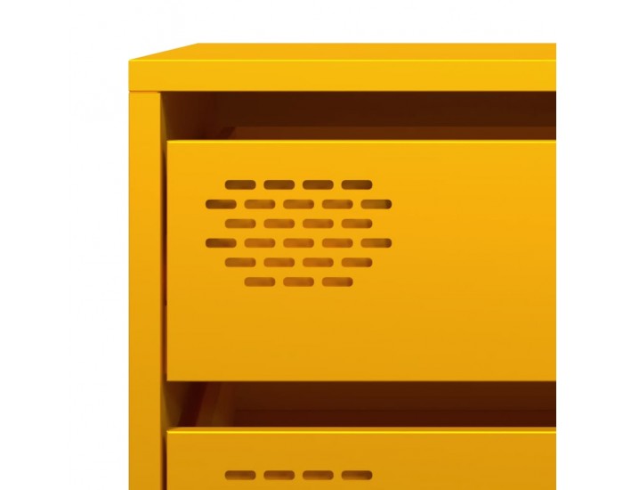 Sonata H Бюфет, горчица жълто, 68x39x73,5 см, студеновалцувана стомана