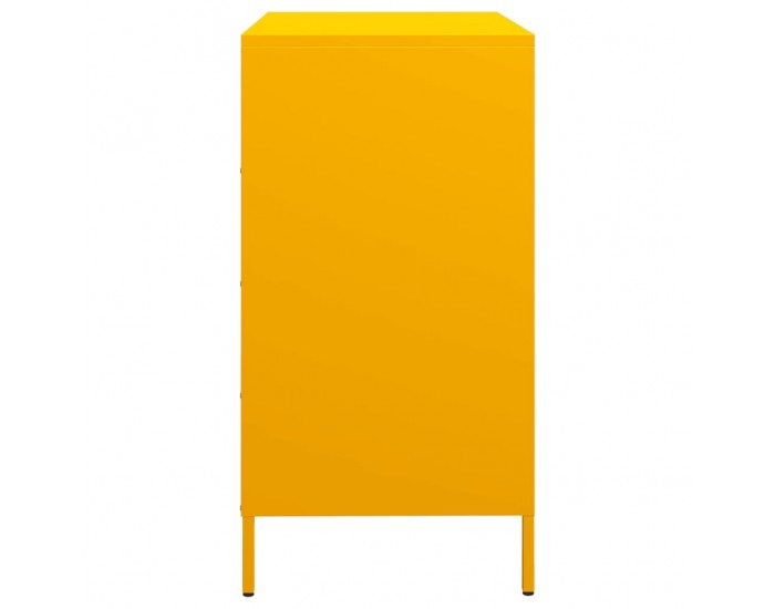 Sonata H Бюфет, горчица жълто, 68x39x73,5 см, студеновалцувана стомана