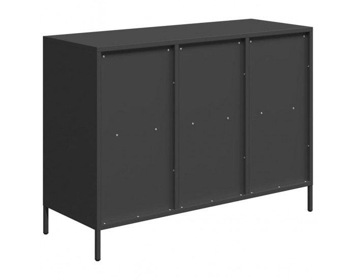 Sonata H Бюфет, черен, 101,5x39x73,5 см, студеновалцувана стомана Sonata H Бюфет, черен, 101,5x39x73,5 см, студеновалцувана стомана