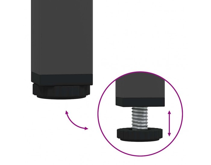 Sonata H Бюфет, черен, 101,5x39x73,5 см, студеновалцувана стомана Sonata H Бюфет, черен, 101,5x39x73,5 см, студеновалцувана стомана