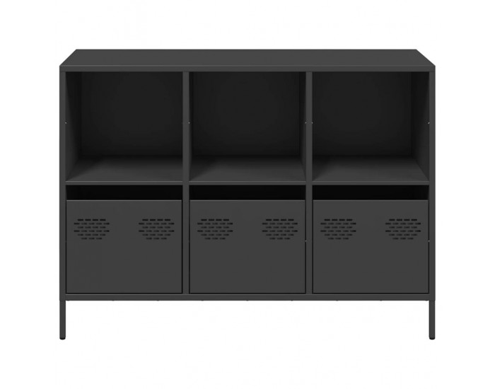 Sonata H Бюфет, черен, 101,5x39x73,5 см, студеновалцувана стомана Sonata H Бюфет, черен, 101,5x39x73,5 см, студеновалцувана стомана