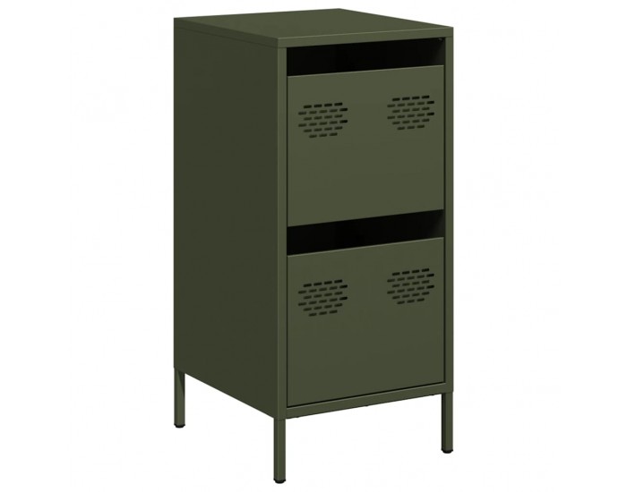 Sonata H Бюфет, маслиненозелен, 35x39x73,5 см, студеновалцувана стомана