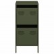 Sonata H Бюфет, маслиненозелен, 35x39x73,5 см, студеновалцувана стомана