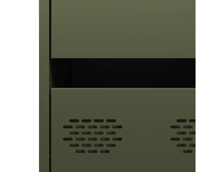 Sonata H Бюфет, маслиненозелен, 35x39x73,5 см, студеновалцувана стомана