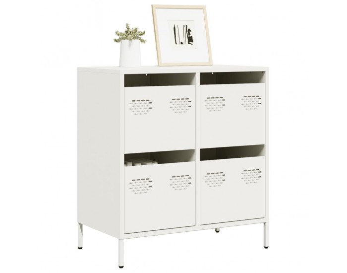 Sonata H Бюфет, бял, 68x39x73,5 см, студеновалцувана стомана