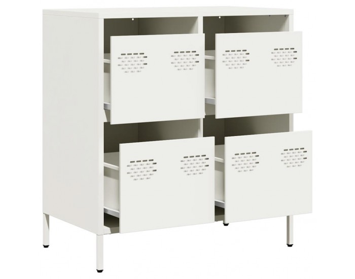 Sonata H Бюфет, бял, 68x39x73,5 см, студеновалцувана стомана