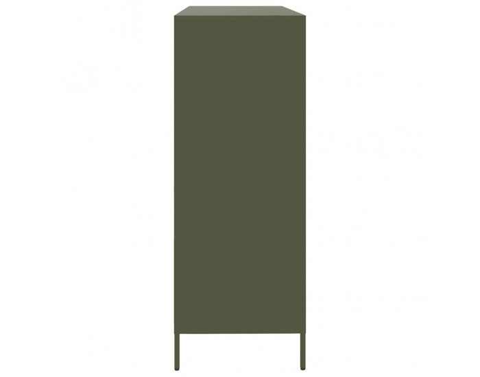 Sonata H Бюфет маслиненозелен 135x39x103,5 см студеновалцувана стомана
