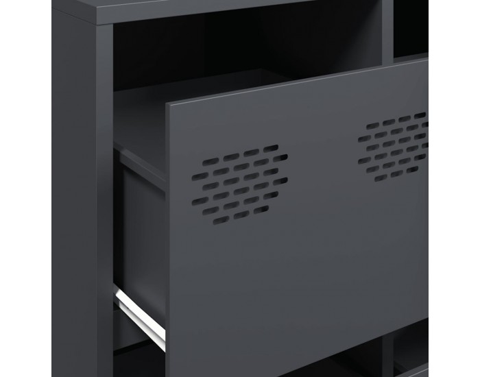 Sonata H Бюфет, антрацит, 135x39x103,5 см, студеновалцувана стомана