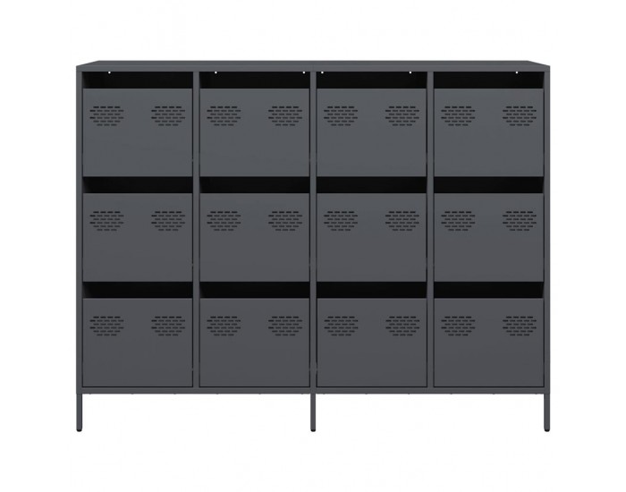 Sonata H Бюфет, антрацит, 135x39x103,5 см, студеновалцувана стомана