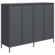 Sonata H Бюфет, антрацит, 135x39x103,5 см, студеновалцувана стомана